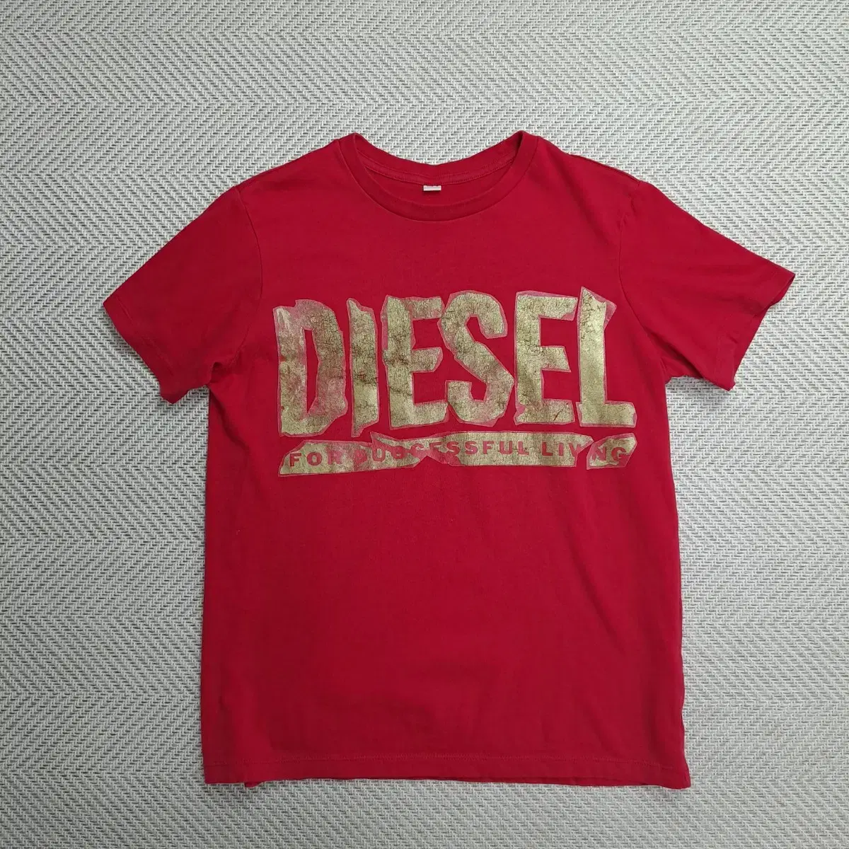 (S)diesel 디젤 골드로고 반팔티