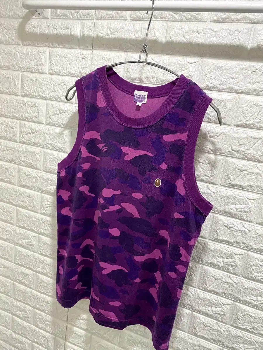 Bape purple camo Sleeveless