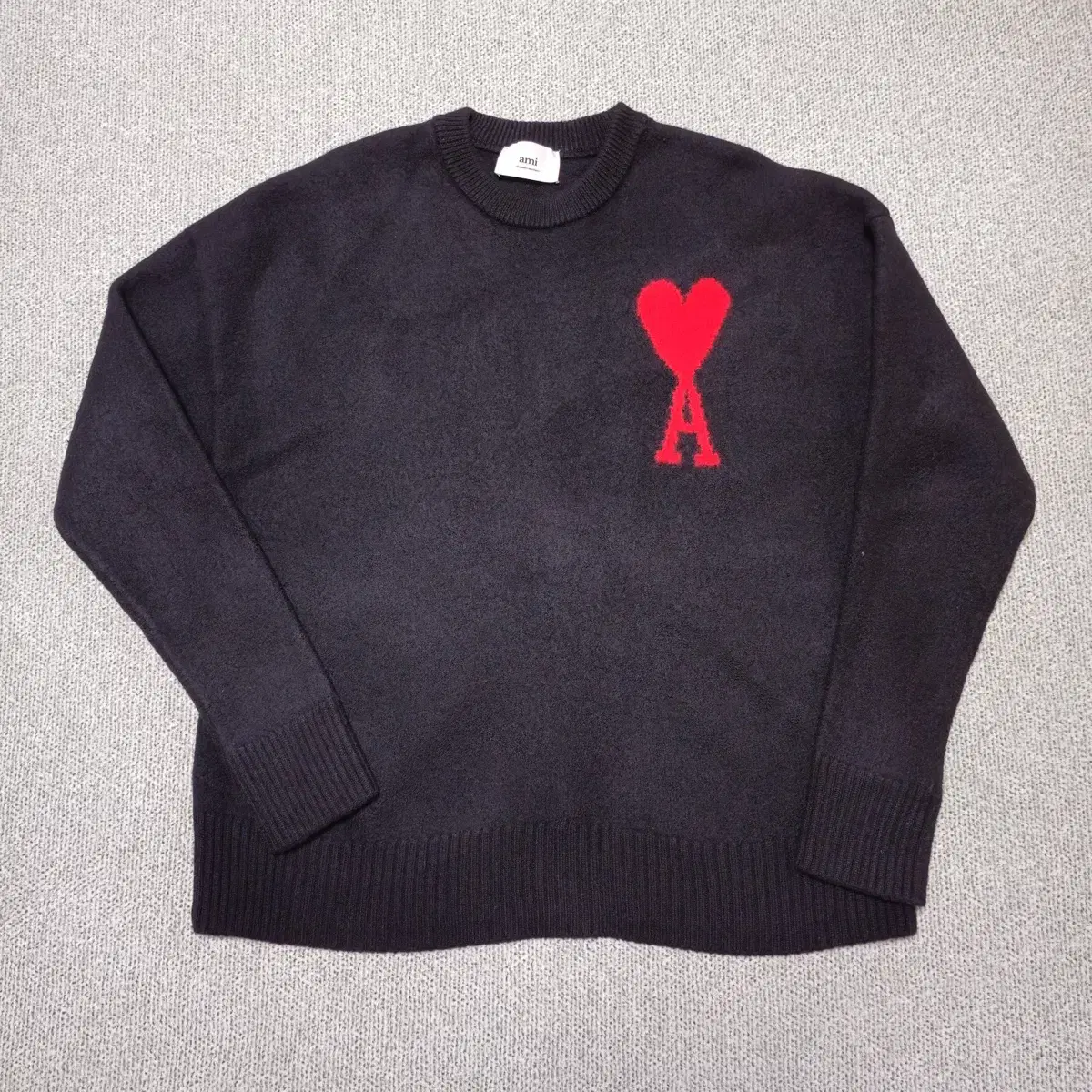 [XL] Army Big Heart Logo Knit