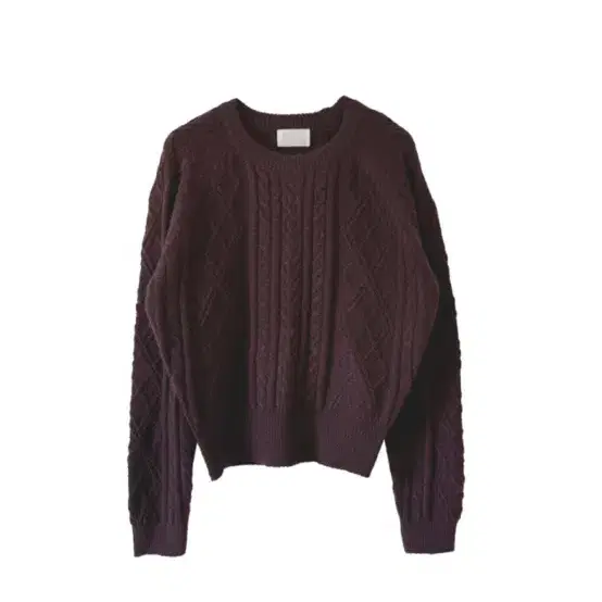 김아홉 paris cable knit