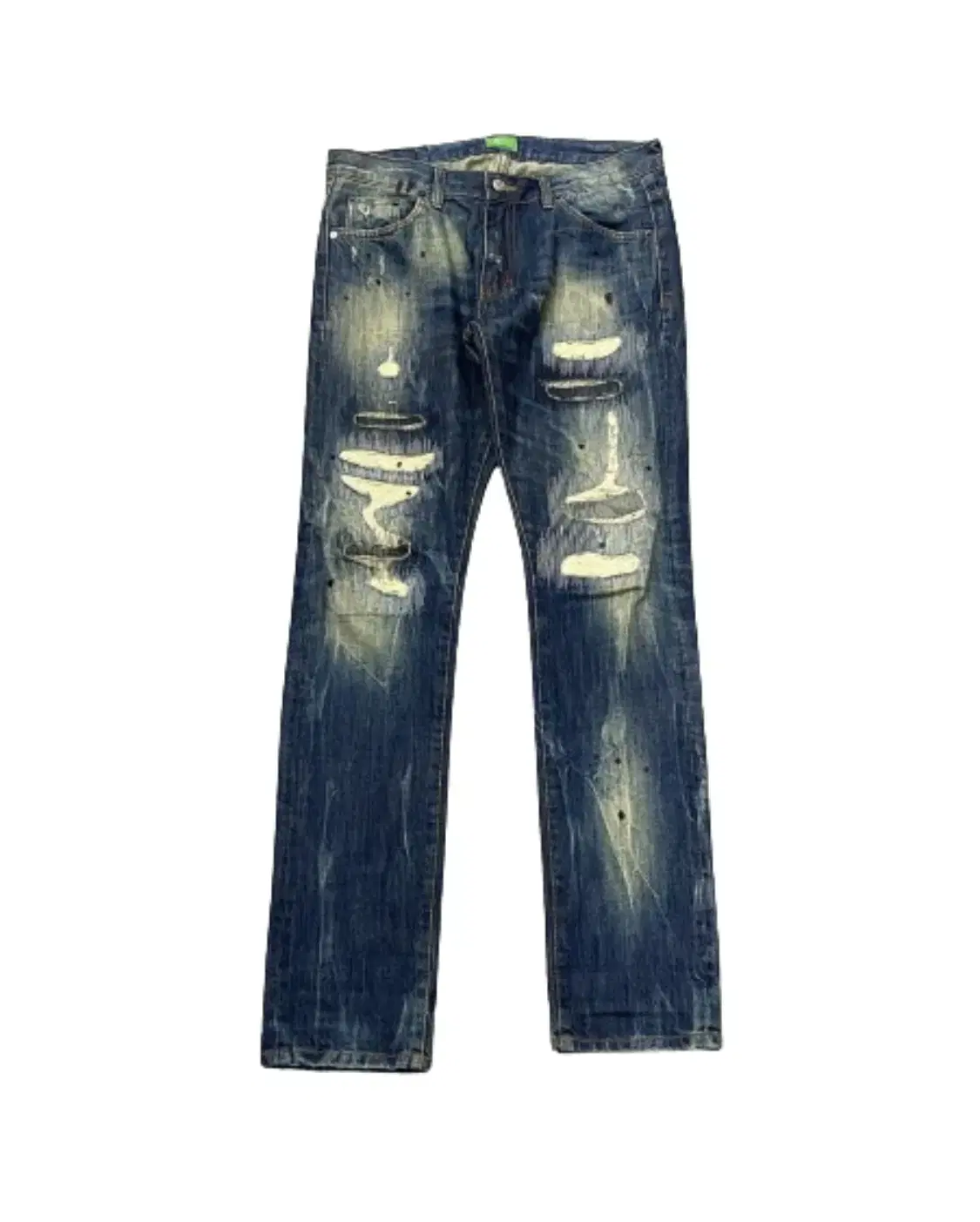 3863. whywork big logo jeans