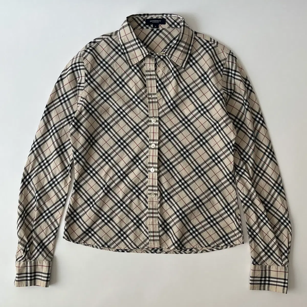 BURBERRY cotton check shirt