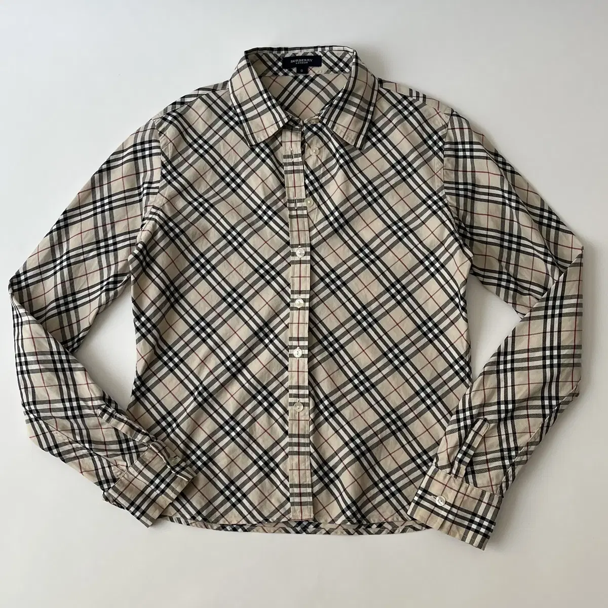 BURBERRY cotton check shirt