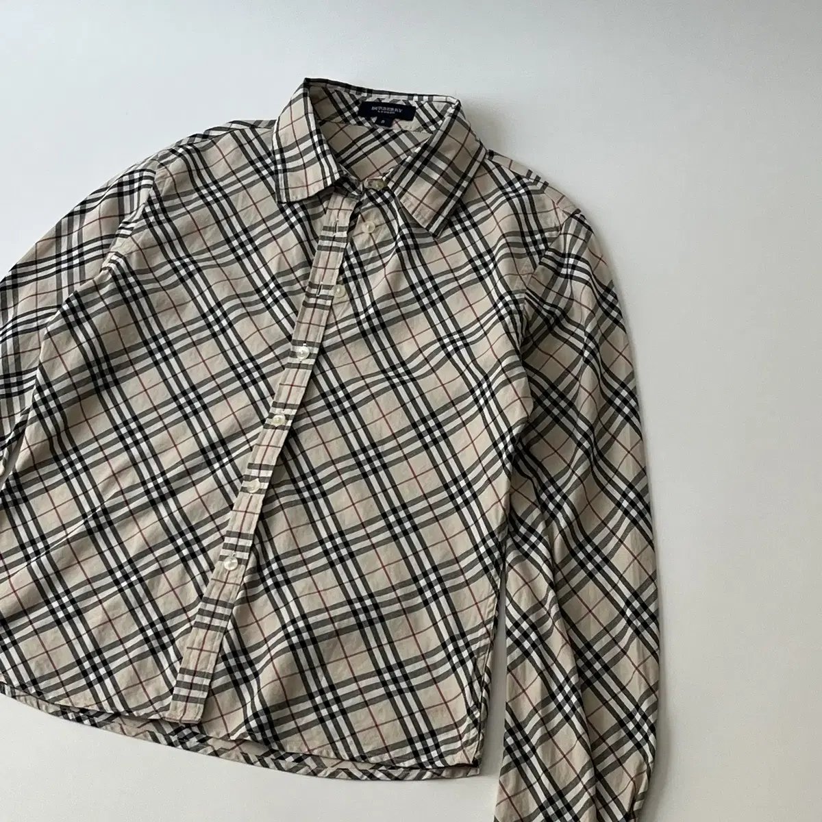 BURBERRY cotton check shirt