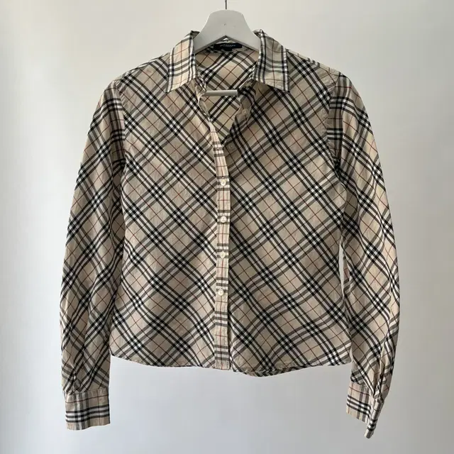 BURBERRY cotton check shirt