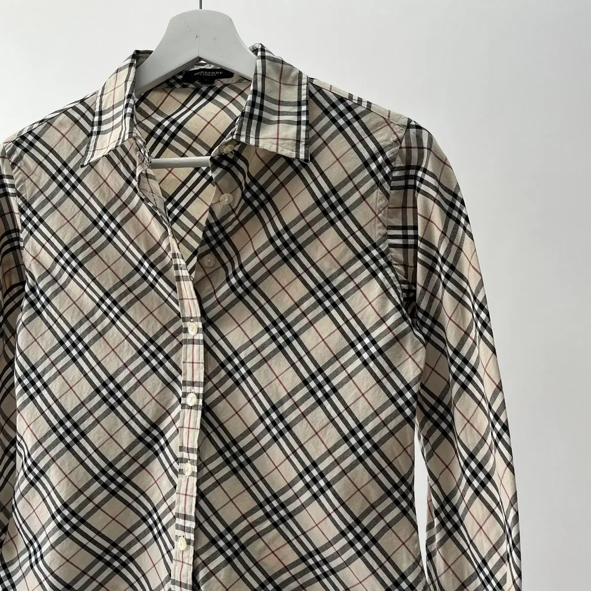 BURBERRY cotton check shirt