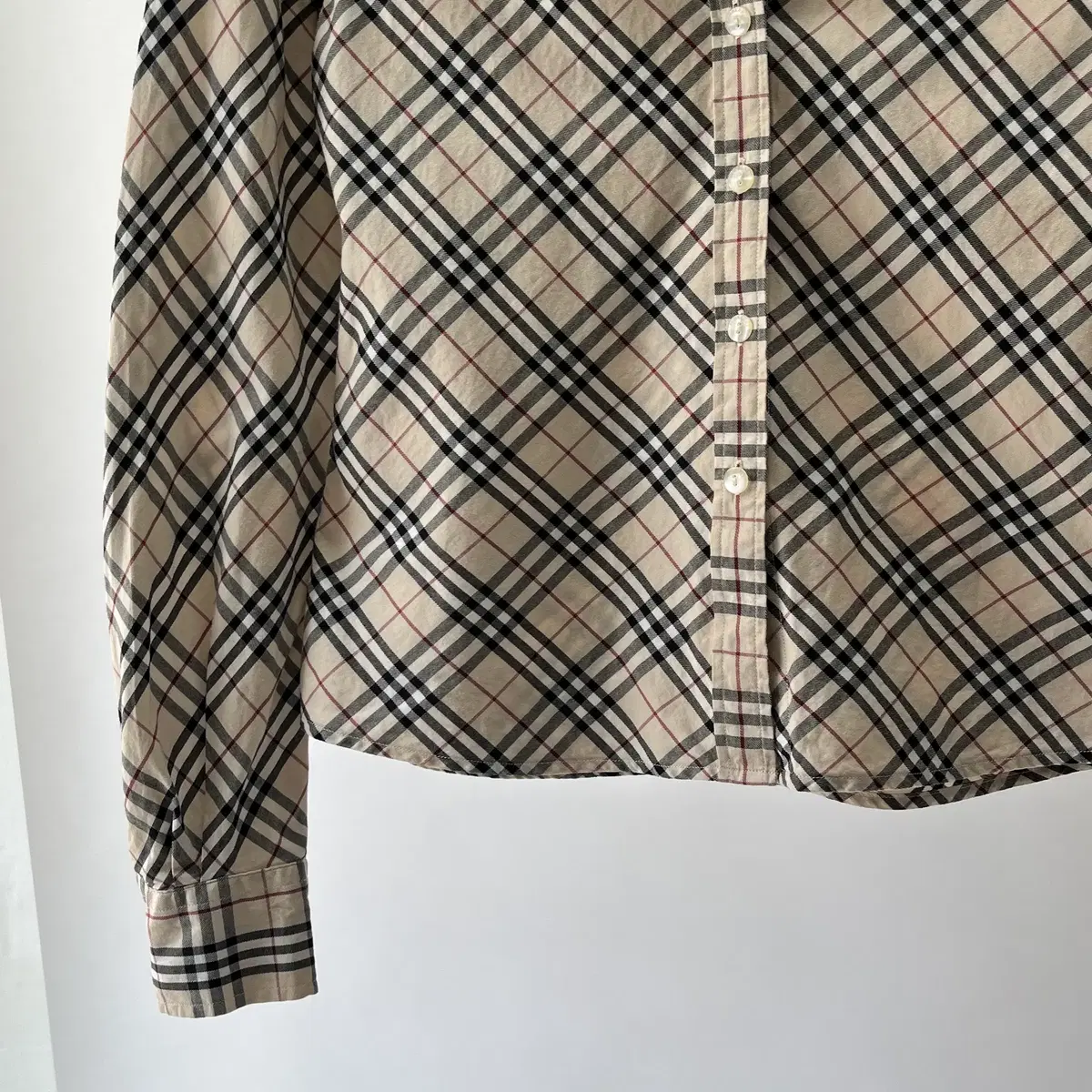 BURBERRY cotton check shirt