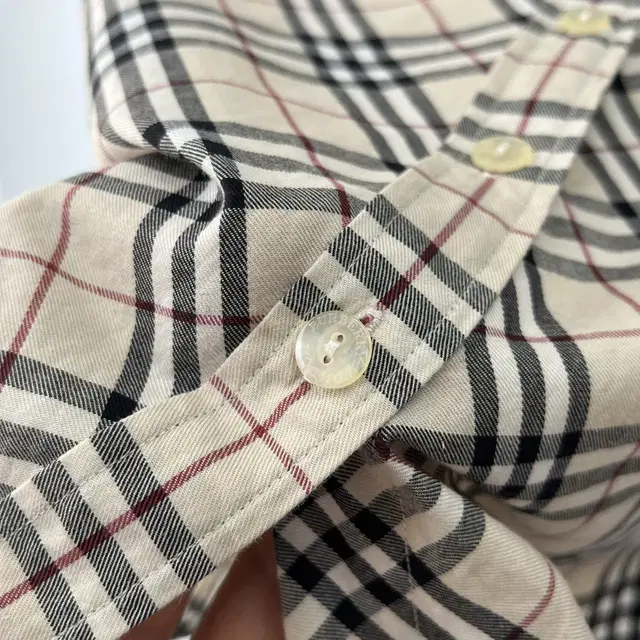 BURBERRY cotton check shirt