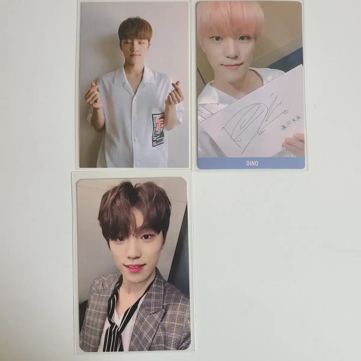 Seventeen dino What the hell broadcast Taiwan Pansa Photocard