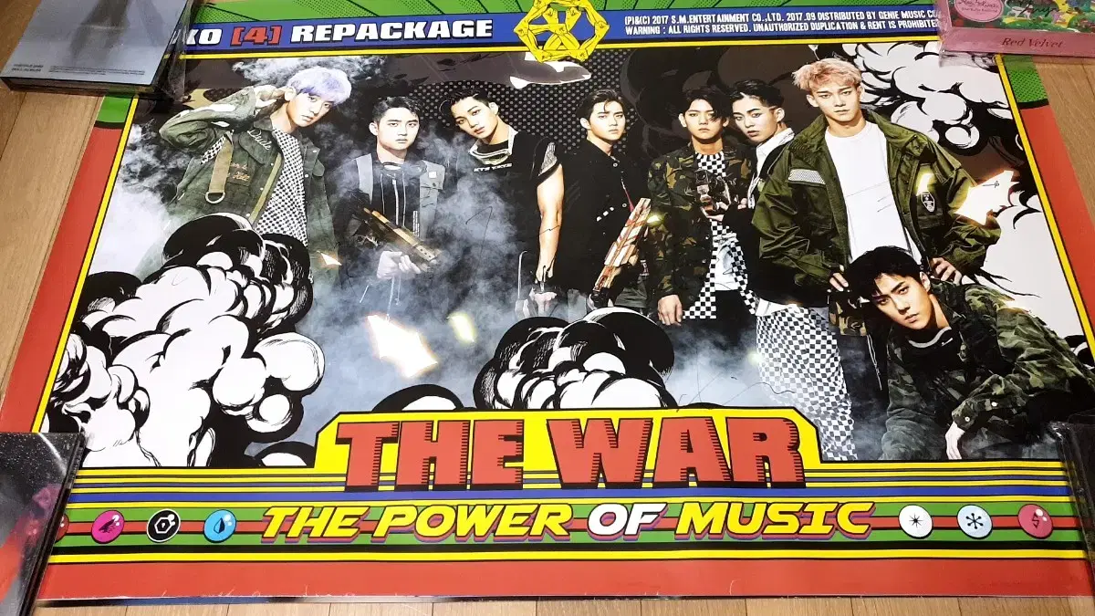 EXO sign signature poster EXO