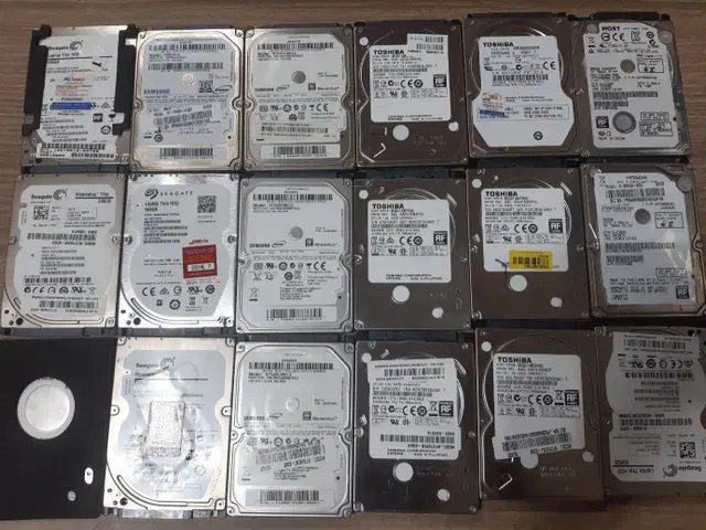 노트북 HDD 500G(중고) 18개 일괄판매합니다.