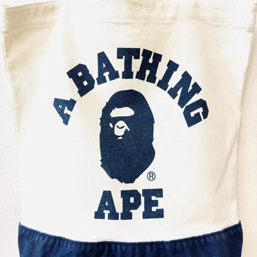 A BATHING APE 베이프 캔버스 토트백