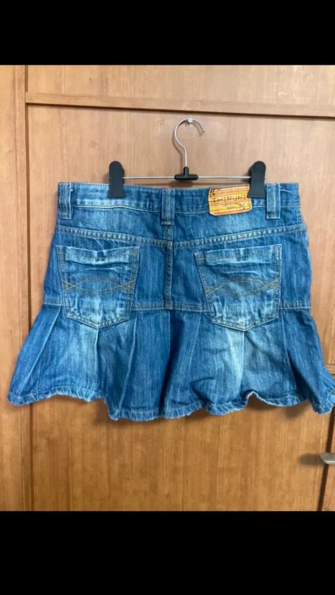 Good shot) Kitsch y2k denim mini skirt