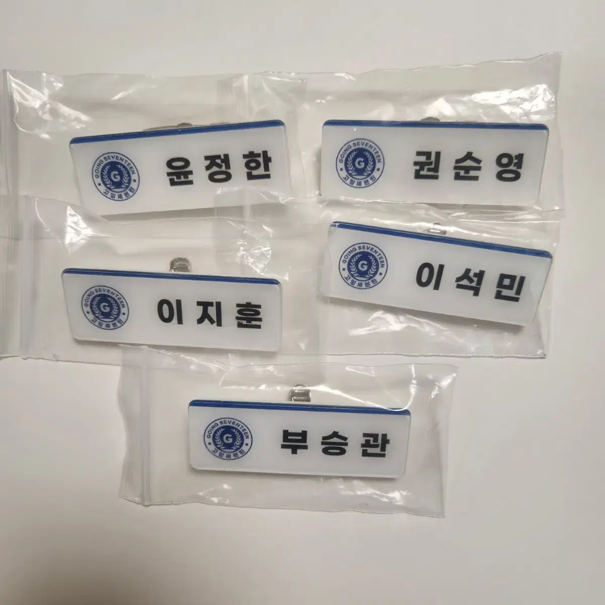 Going Seventeen Sevens Sebongo Sebongjung Name Badge (check back)