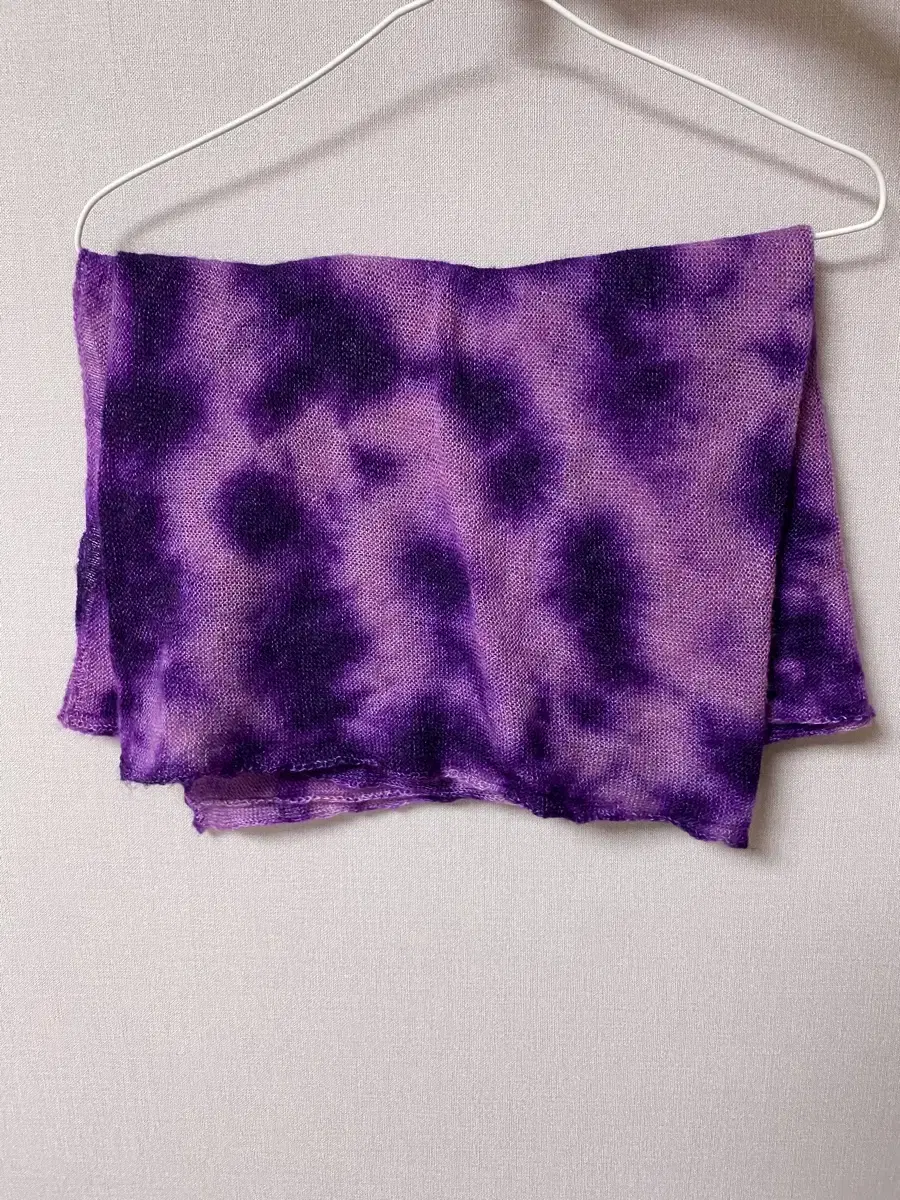 JapanVintage PinkPurple Bunpobora Tie-dye Muffler Punk Shawl