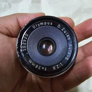 올림푸스 D.zuiko auto-s 38mm f2.8 렌즈 | 렌즈/필터/컨버터 | 번개