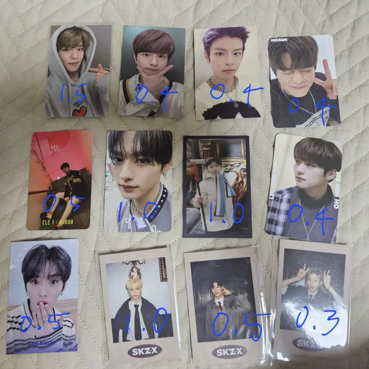 Up to 15000 won straykids seungmin, lee know, felix, bang chan photocard @pola