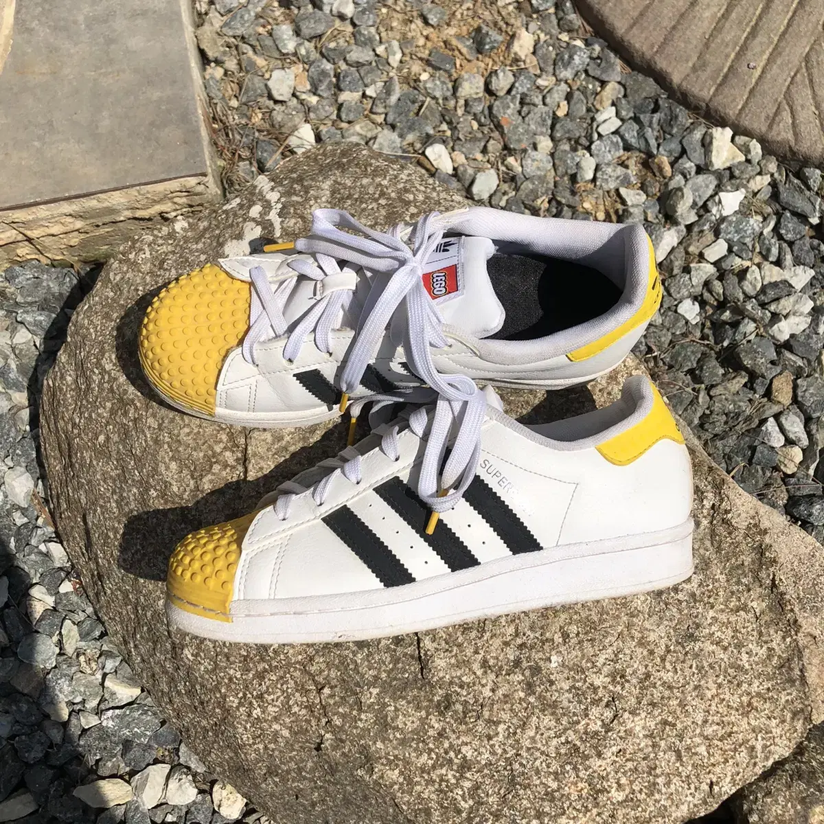 Vintage adidas superstar j lego