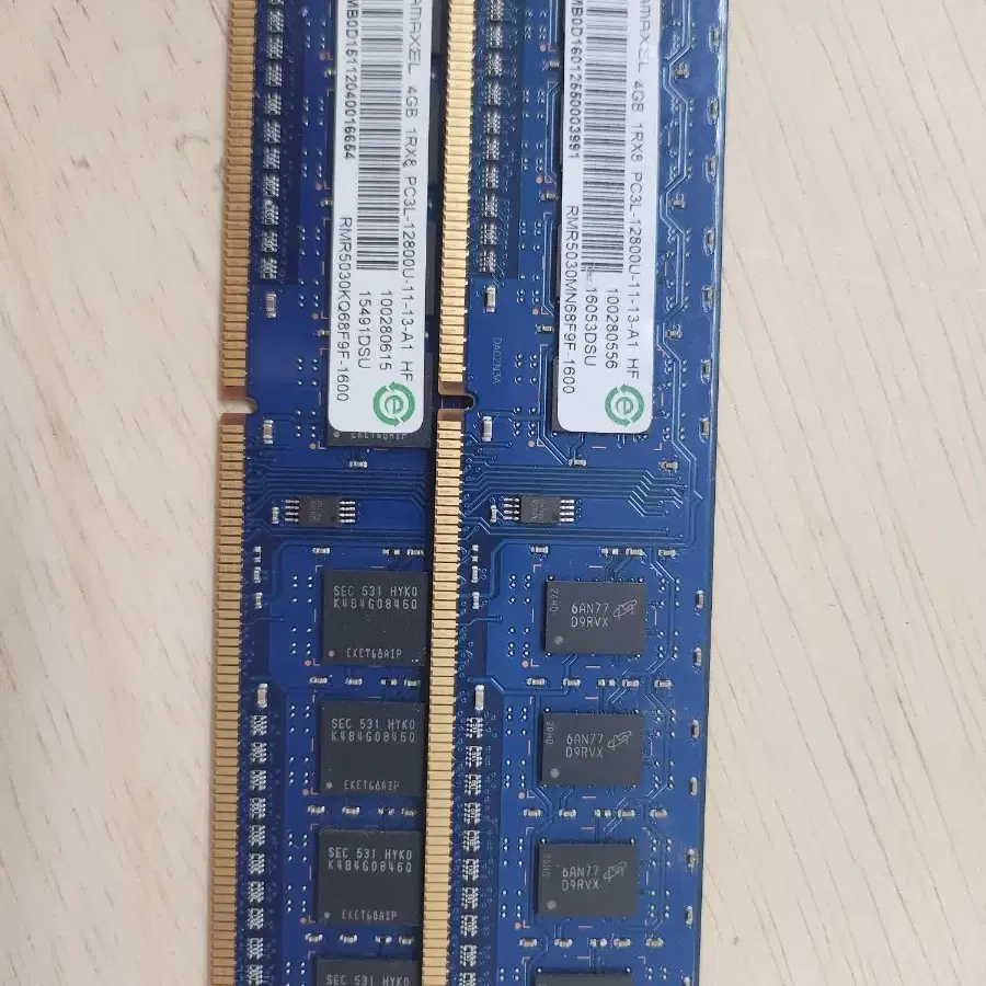 DDR3 RAM 4GB 2개 (8GB)