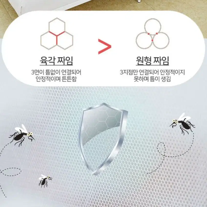 접이식 원터치 폴딩 모기장 텐트 캠핑 싱글 더블 킹 모기장