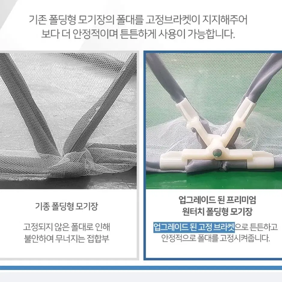 접이식 원터치 폴딩 모기장 텐트 캠핑 싱글 더블 킹 모기장