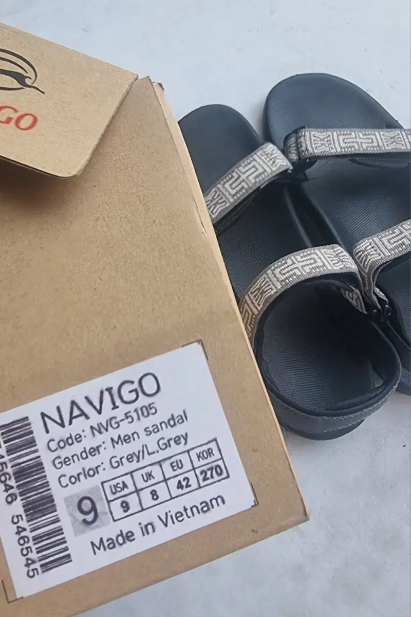 나비고 (NAVIGO) 샌들 270mm 정사이즈