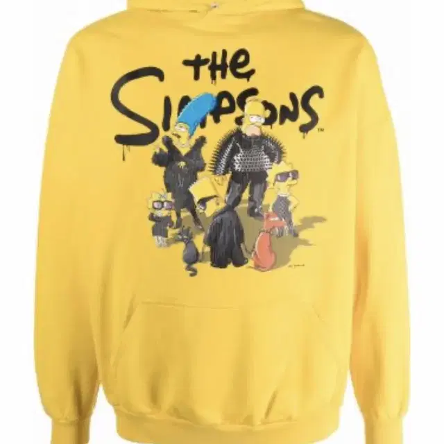 발렌시아가 The Simpsons cotton hoodie