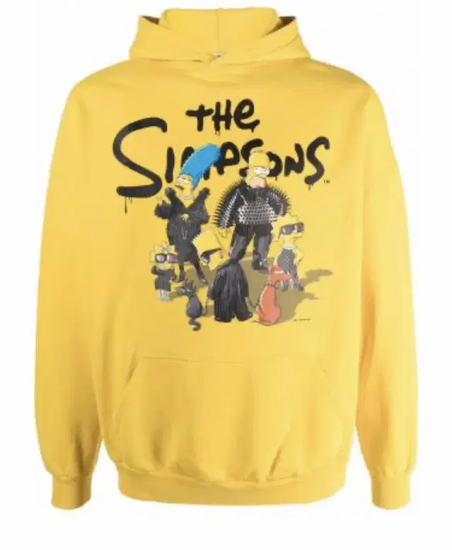 발렌시아가 The Simpsons cotton hoodie