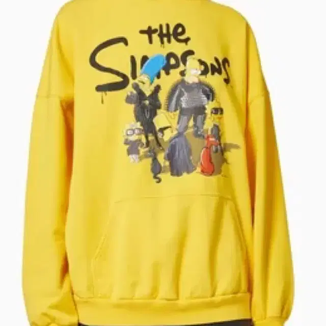 발렌시아가 The Simpsons cotton hoodie