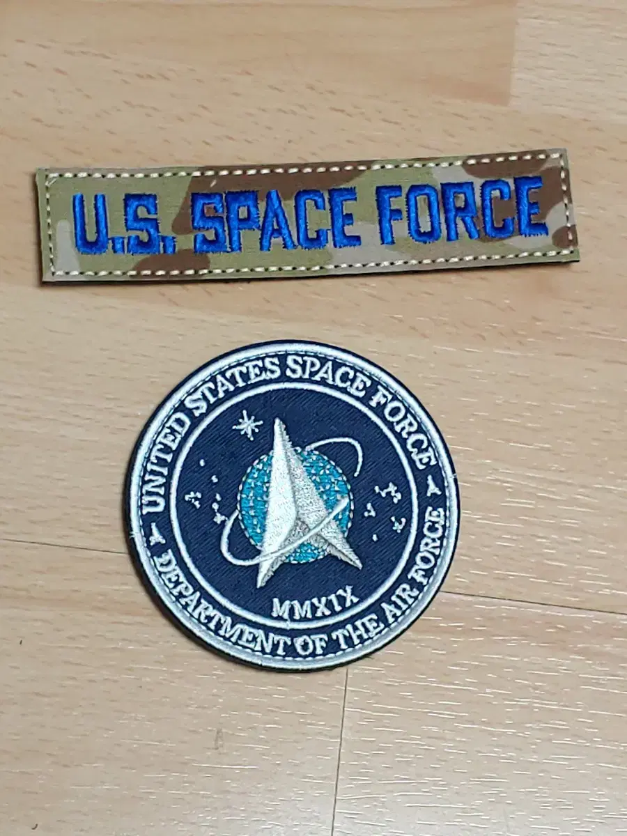 미항공우주군 US SPACE FORCE 벨크로패치세트 데드스탁