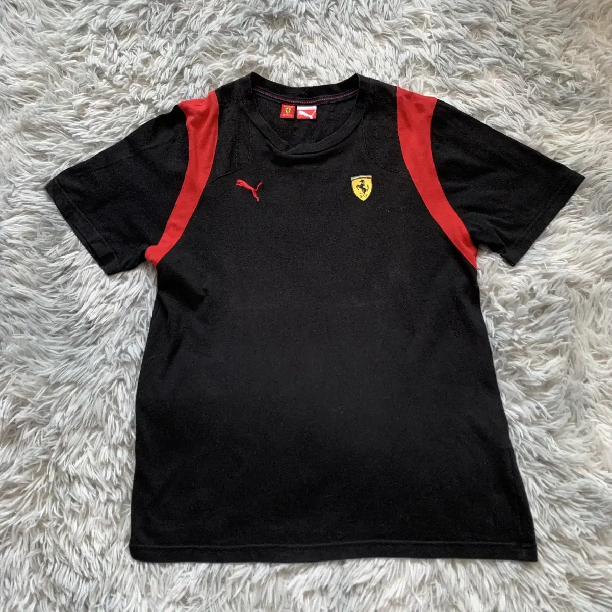 PUMA FERRARI 일본 빈티지 크롭 반팔티 크롭티 빈티지크롭