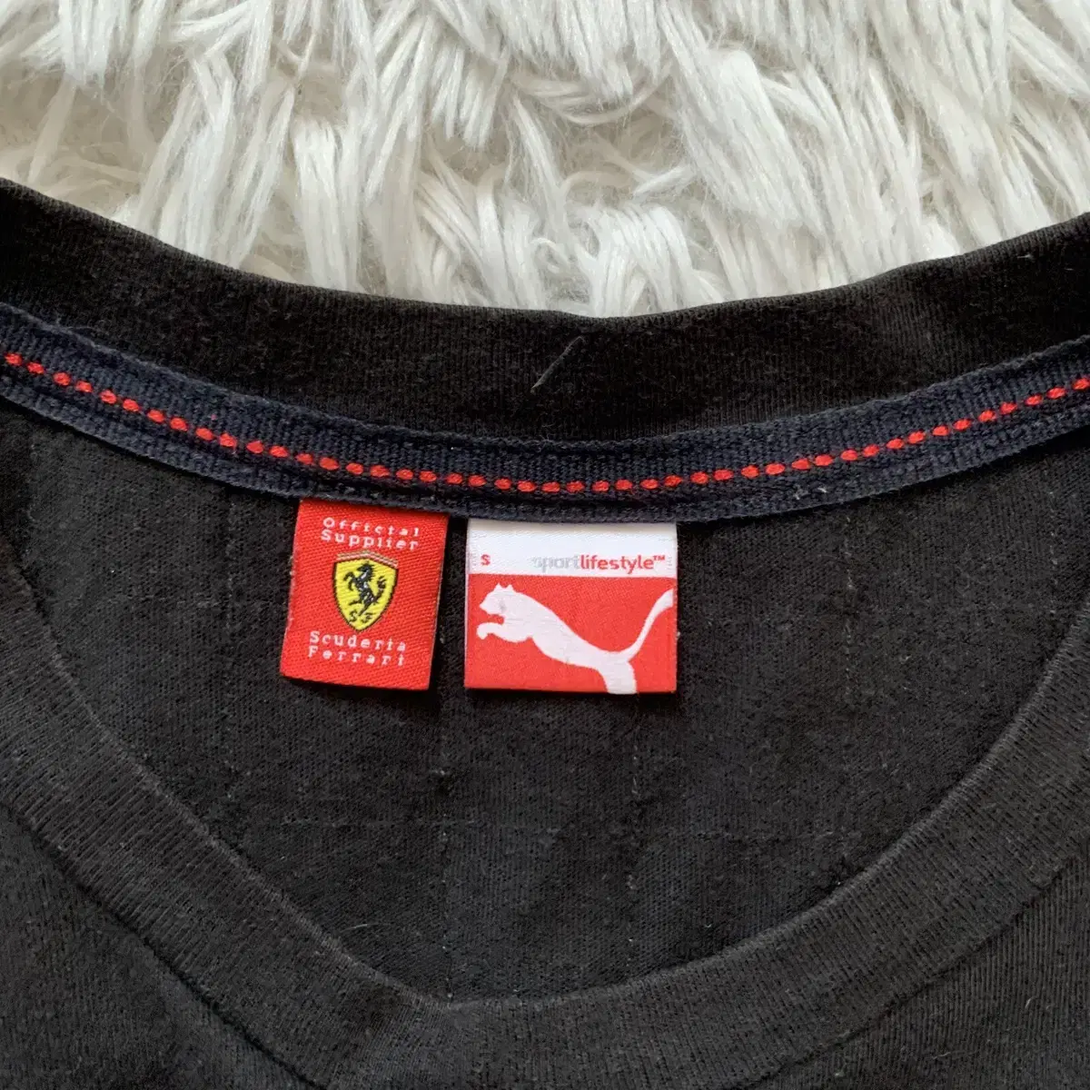 PUMA FERRARI 일본 빈티지 크롭 반팔티 크롭티 빈티지크롭