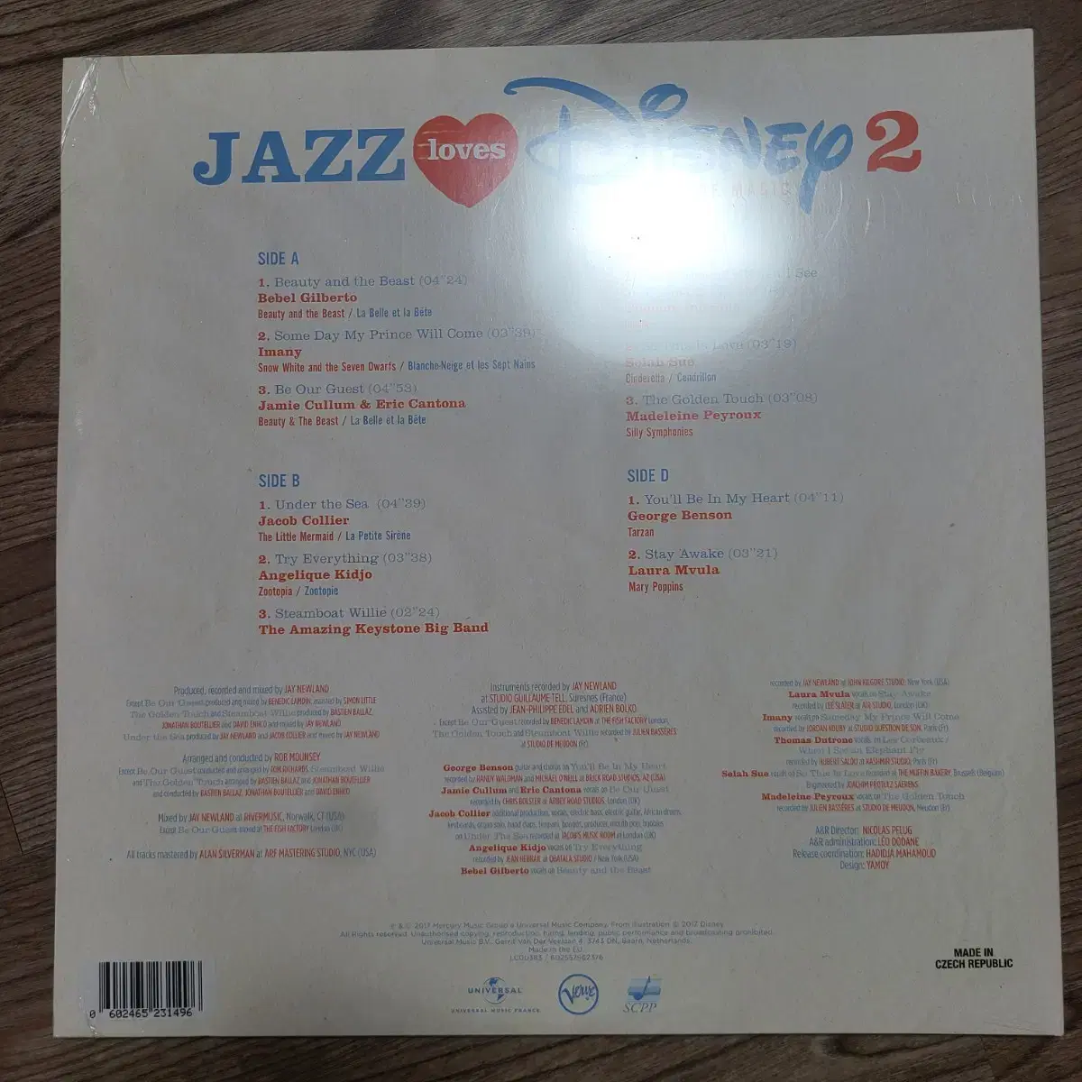 Jazz loves disney vol. 1 & 2 LP 미개봉 일괄