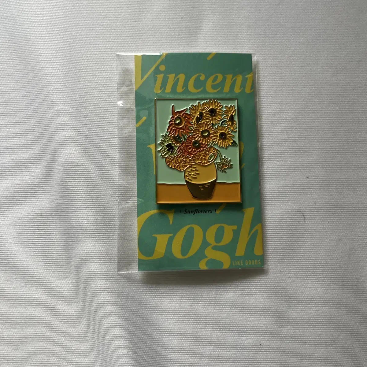 Van Gogh Sunflower Badge Metal Badge