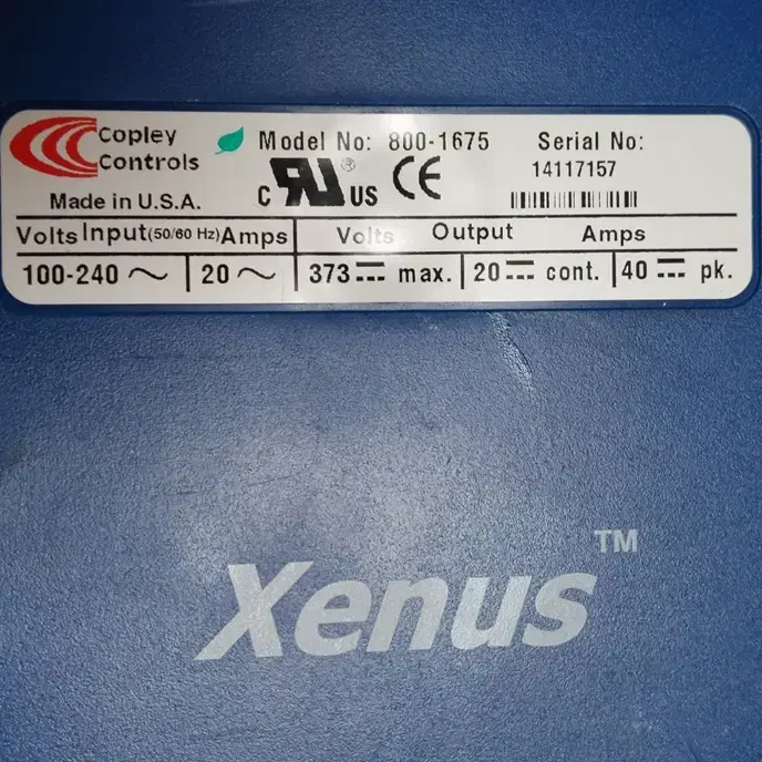 COPLEY CONTROLS XENUS 8001675 (재고6대)대당가