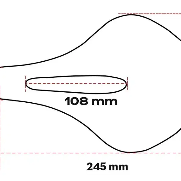 초경량 풀 카본안장 155mm