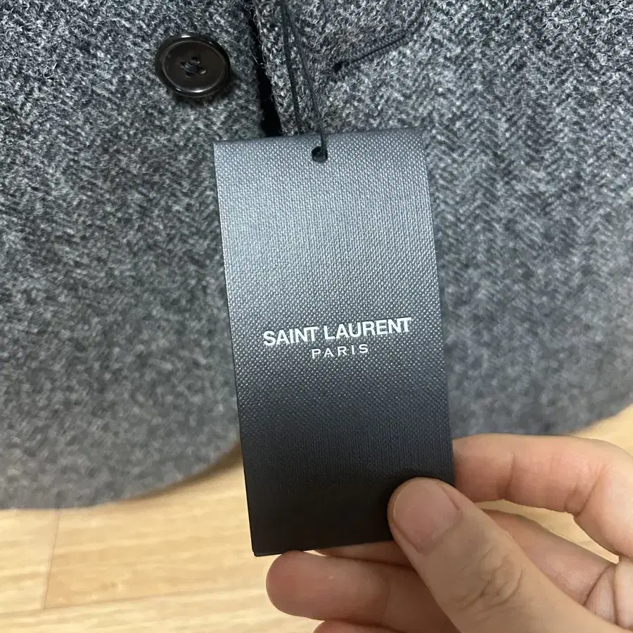 (새상품)에디슬리먼 SAINT LAURENT 헤링본 자켓