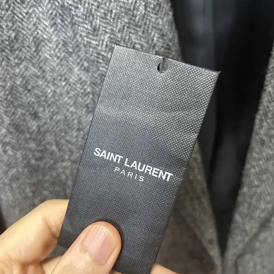 (새상품)에디슬리먼 SAINT LAURENT 헤링본 자켓