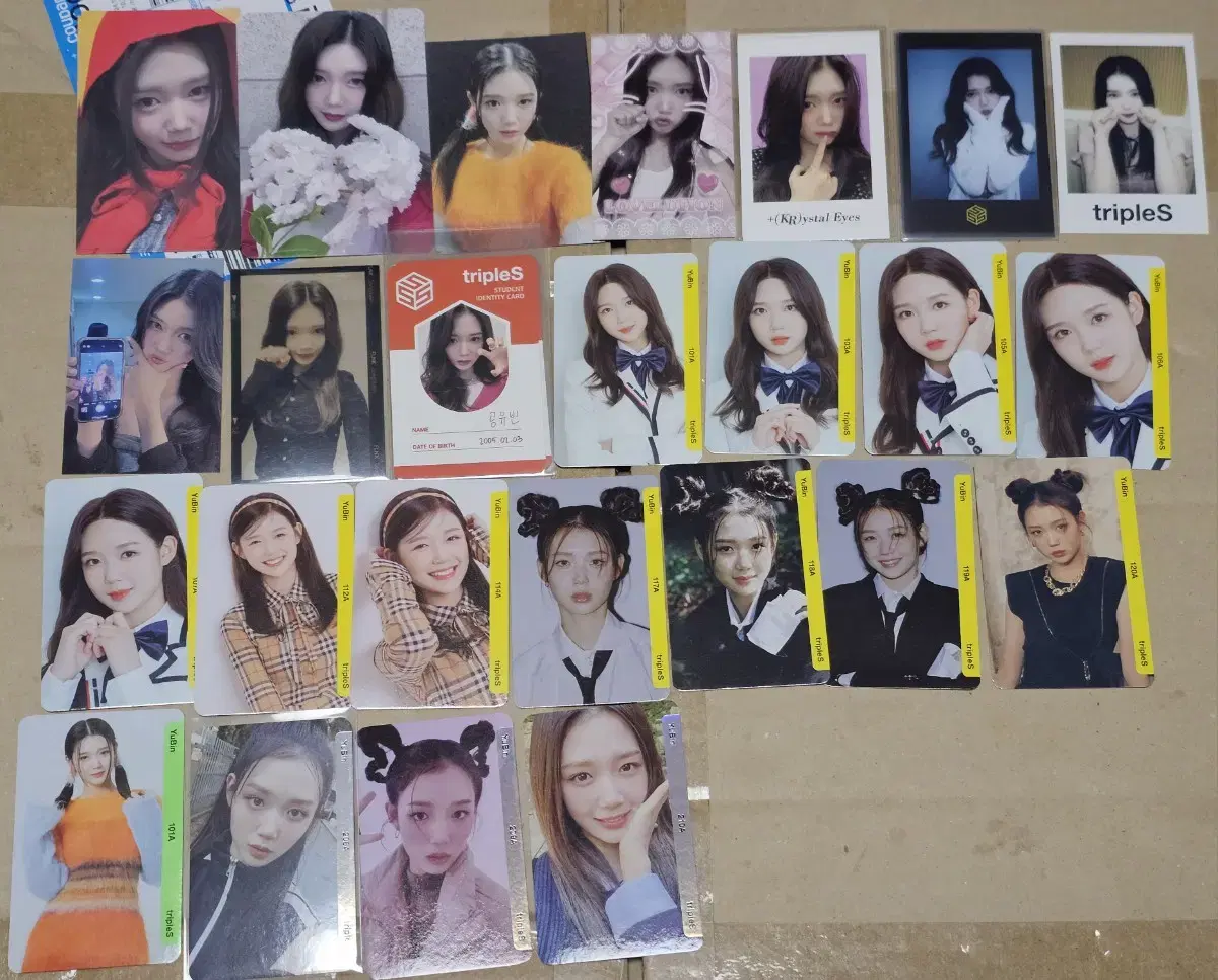 Triples yubin photocards unreleased photocard pre-order benefitsPhotocards sells