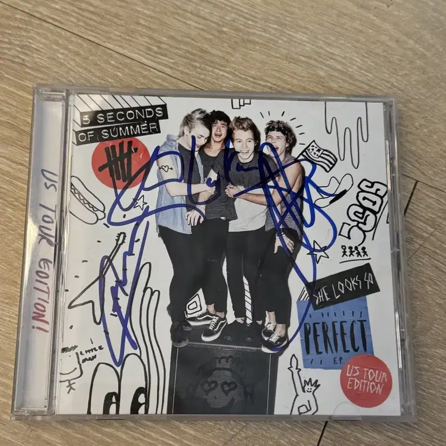 5sos 친필 사인 싸인 cd 판매