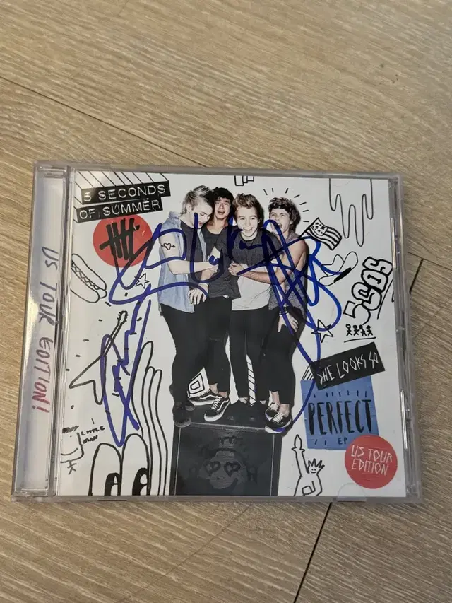 5sos 친필 사인 싸인 cd 판매