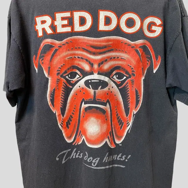 (L)90s빈티지 RED DOG 반팔티셔츠 made in usa