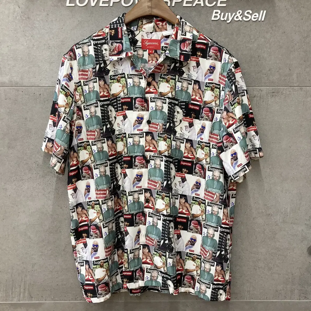 Supreme Magazine Short-Sleeved Shirt Multicolor-G071202