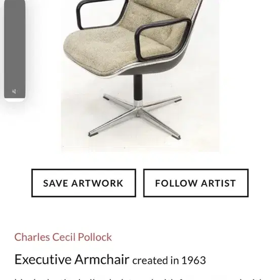 Knoll pollock executive chair