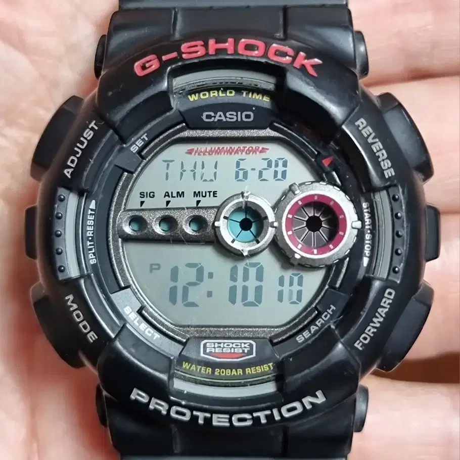 지샥 G-SHOCK GA-100-1A RED EYE 시계 남여공용