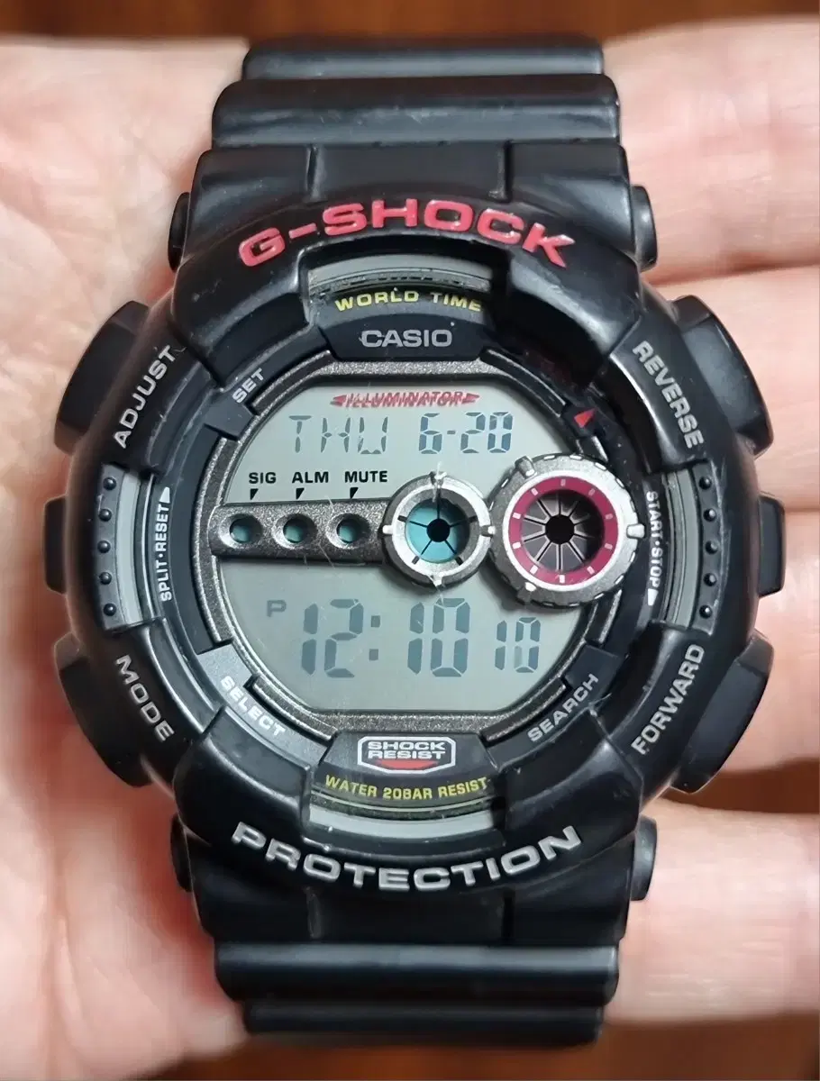 지샥 G-SHOCK GA-100-1A RED EYE 시계 남여공용