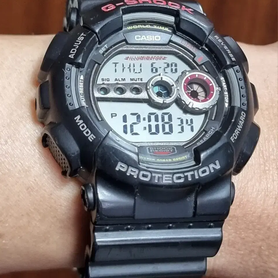 지샥 G-SHOCK GA-100-1A RED EYE 시계 남여공용