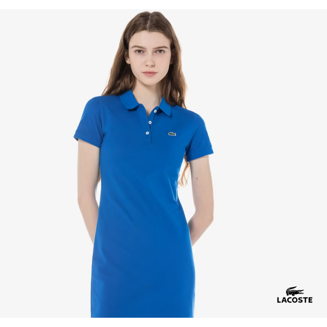 해외정품 새상품 라코스테pk원피스 6컬러 슬림핏 여자원피스 lacoste