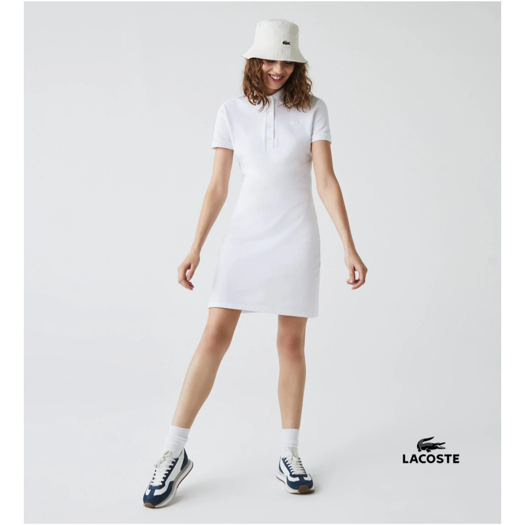 해외정품 새상품 라코스테pk원피스 6컬러 슬림핏 여자원피스 lacoste