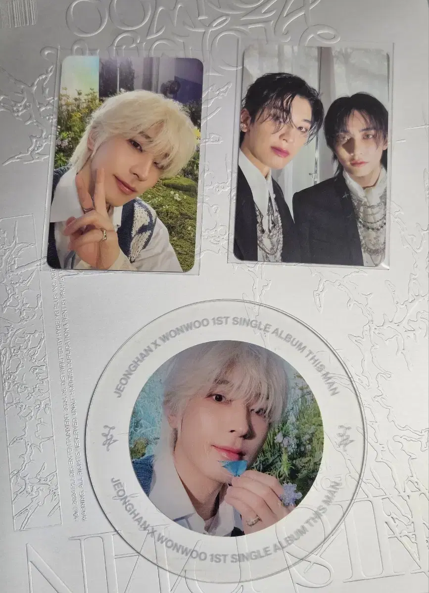 [wonwoo full set with album] Disman album+photocard+cup coaster